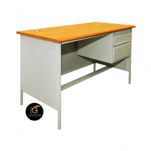 METAL DESK 120 BEECH WHITE (U/3)